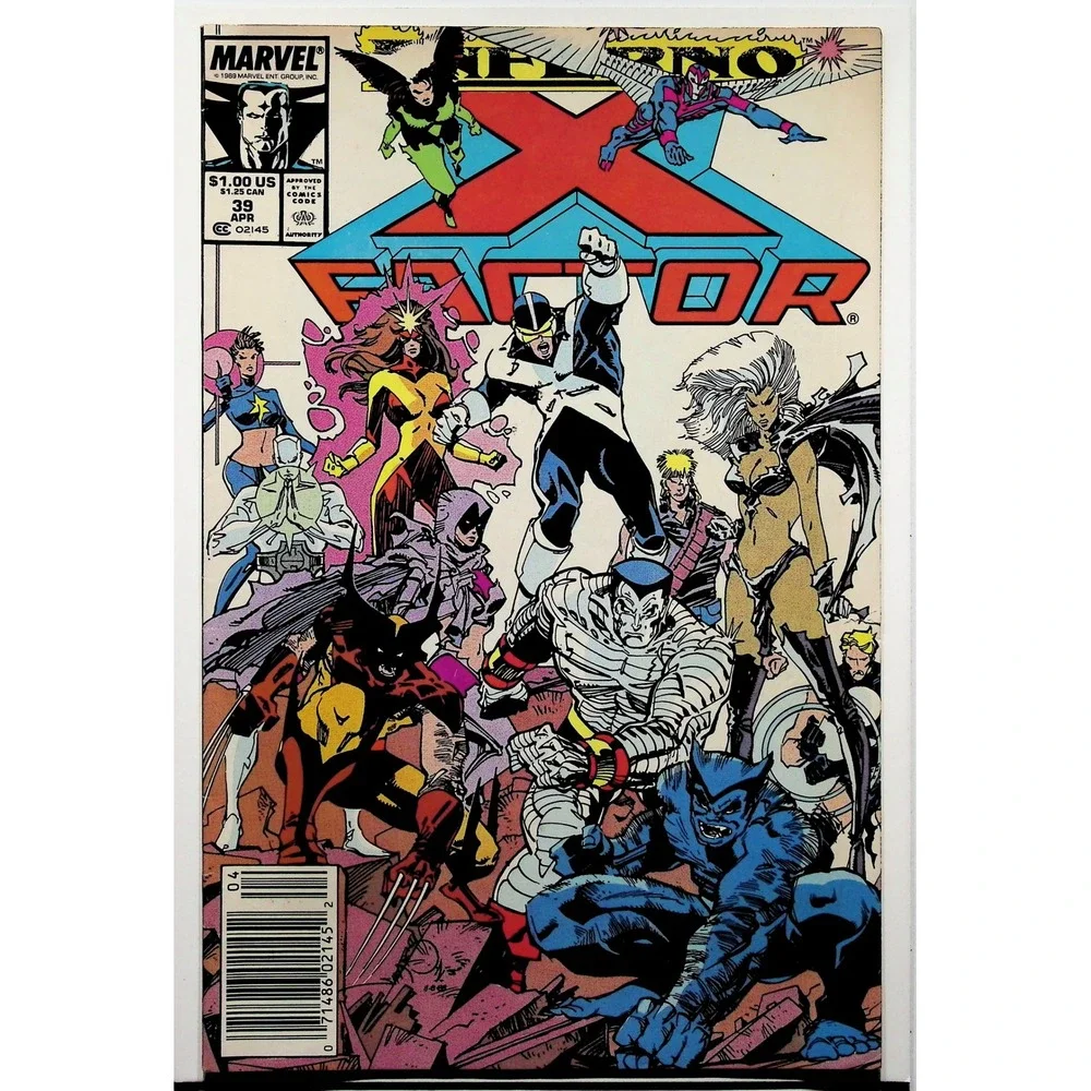 Marvel X-Factor Comic Book Issue #39 Newsstand X-Men Mr.‎ Sinister Inferno VF